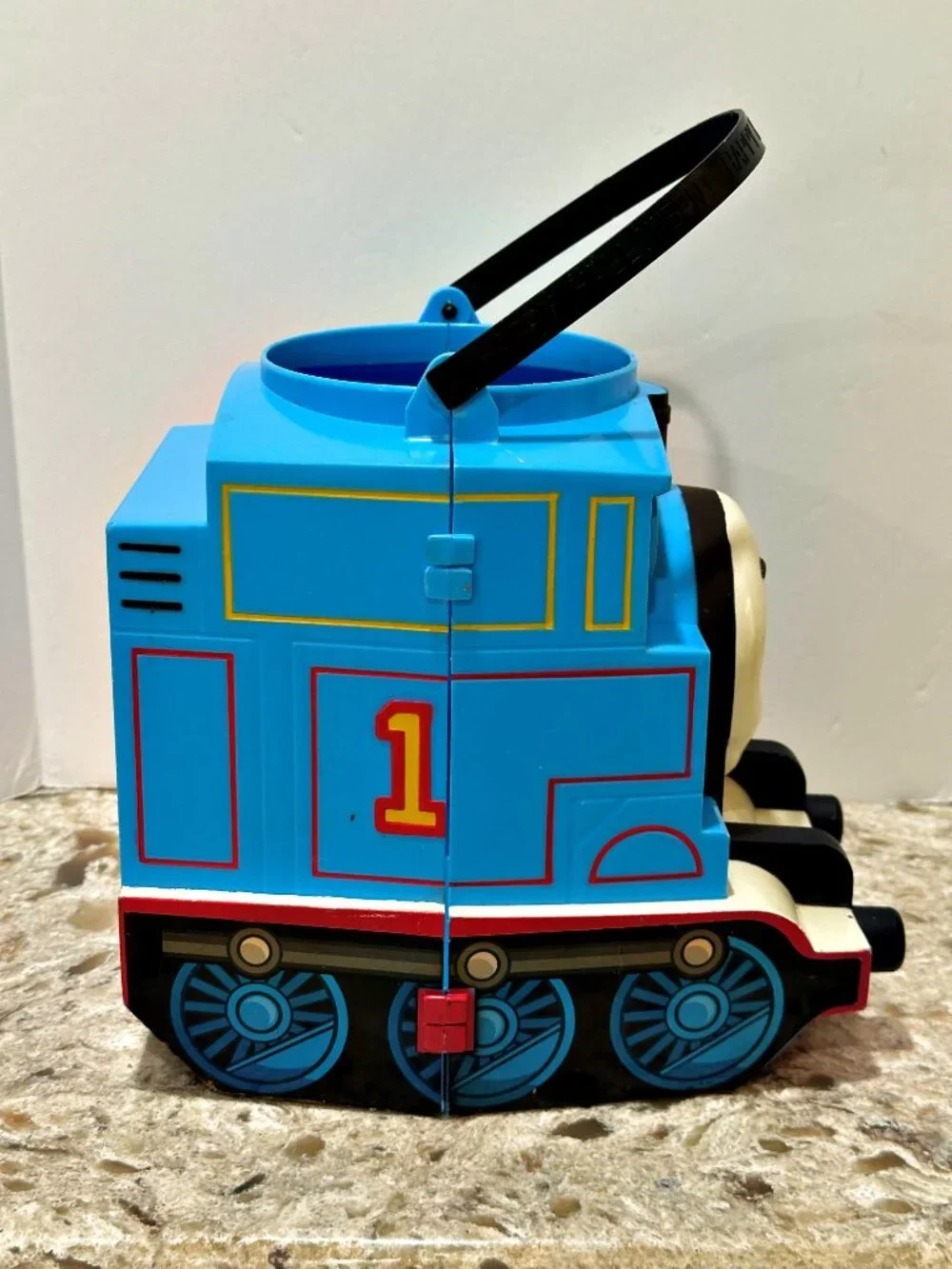 Vintage Thomas and Friends Train Folding HALLOWEEN Candy Bucket Pail 2006